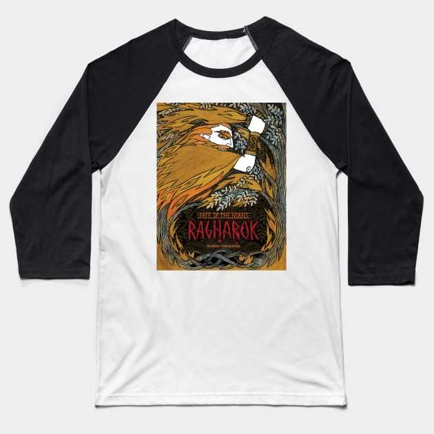 Ragnarok Baseball T-Shirt by fateofthenorns